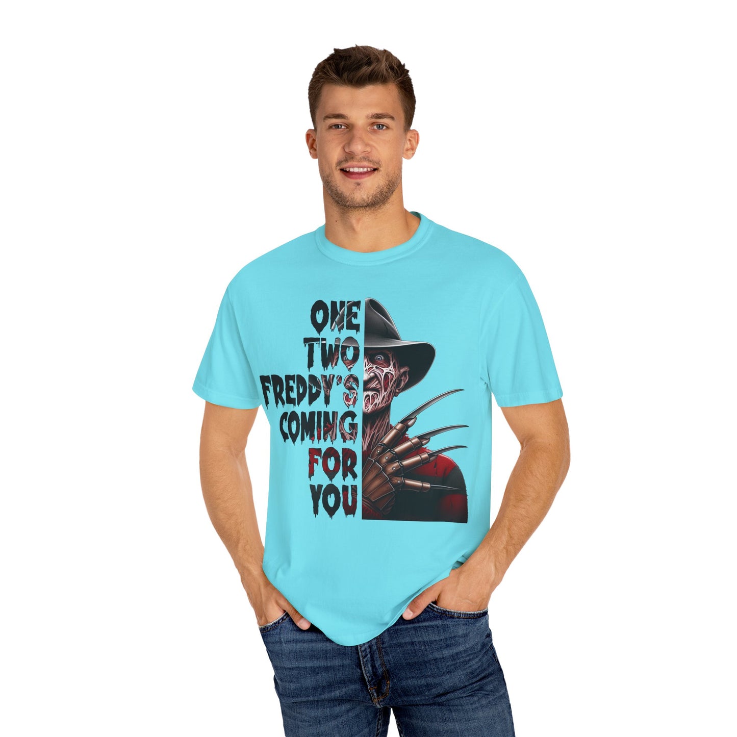 Freddy Krueger Graphic T-Shirt, Halloween Shirt, Horror Movie Tee, Gift for Horror Fans, Unisex Casual Wear, Spooky Apparel