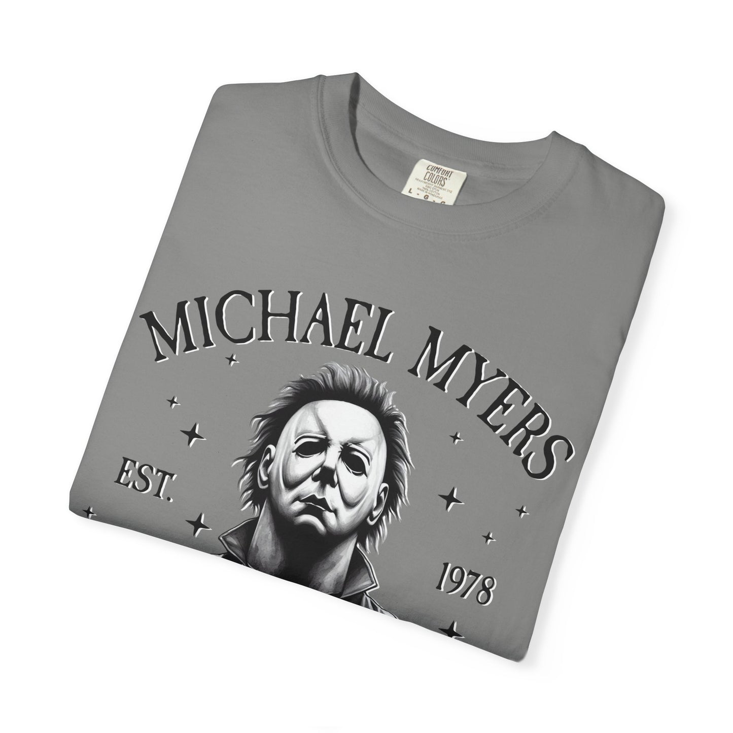 Michael Myers Butcher Shop T-Shirt, Unisex Horror Tee, Halloween Costume Shirt, Gift for Horror Fans, Graphic Novelty Shirt, Spooky Apparel