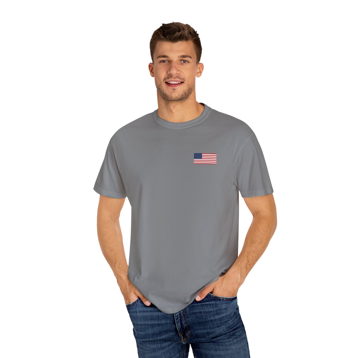 Patriotic Garment-Dyed T-shirt, Vintage