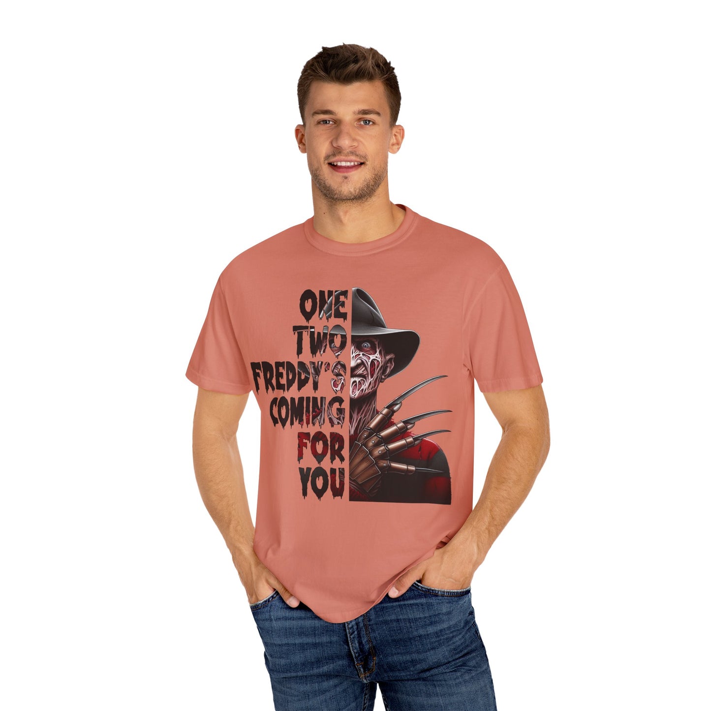 Freddy Krueger Graphic T-Shirt, Halloween Shirt, Horror Movie Tee, Gift for Horror Fans, Unisex Casual Wear, Spooky Apparel