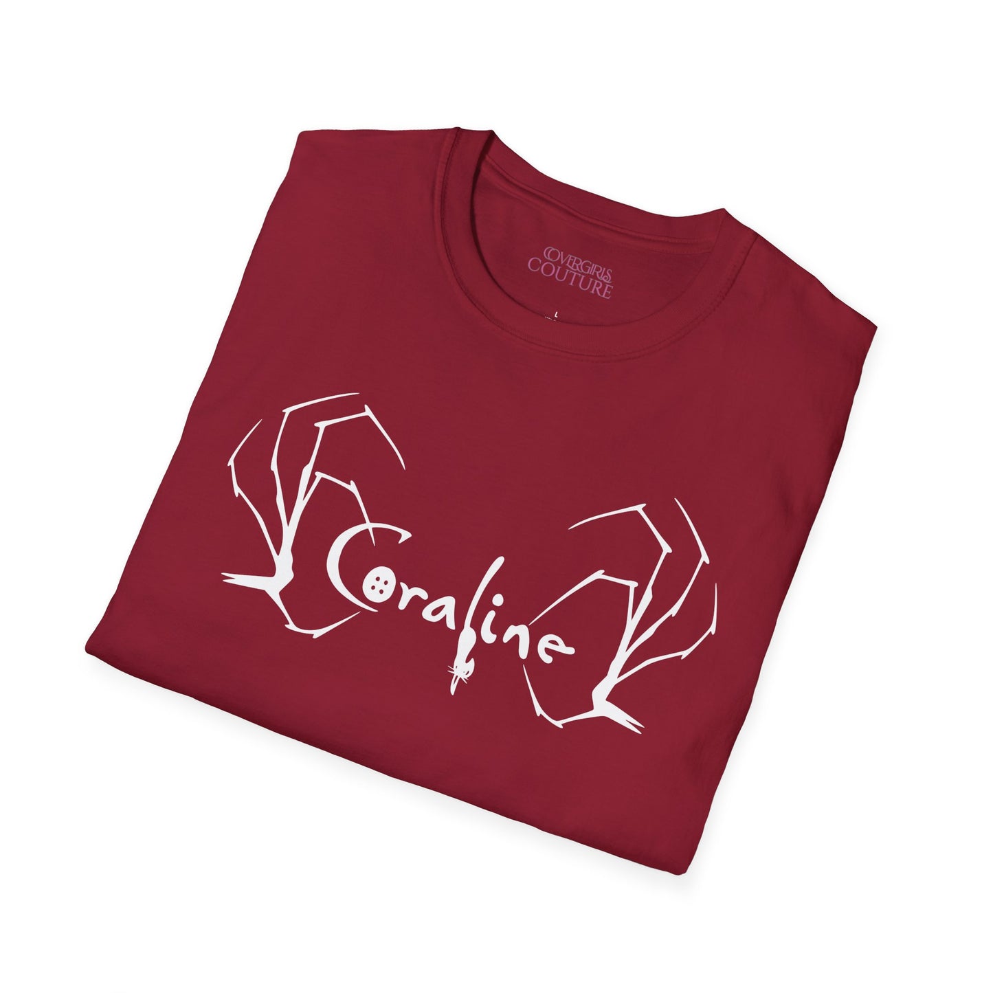 Coraline Inspired Unisex Softstyle T-Shirt | Halloween Costume, Gift for Fans, Graphic Tee, Movie Merch, Casual Wear