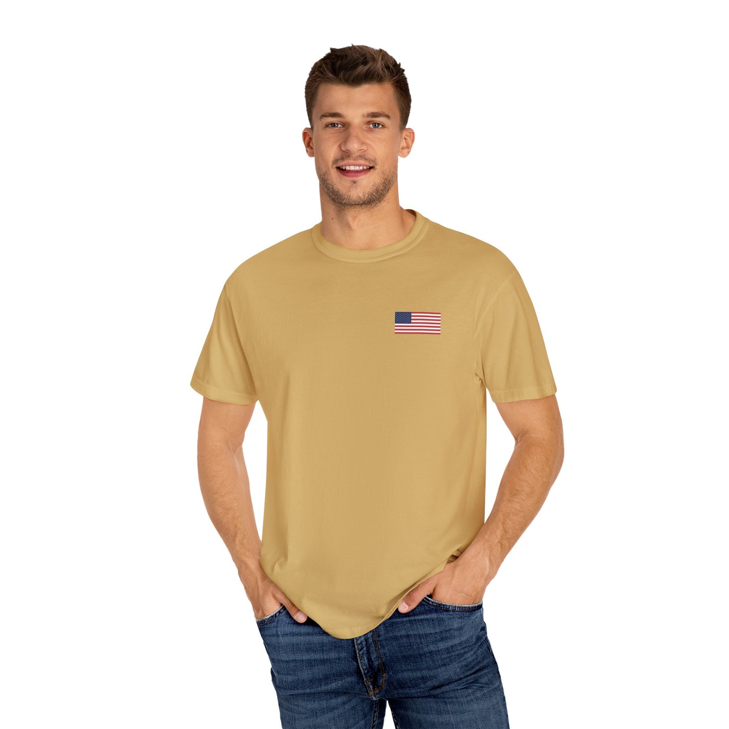 Patriotic Garment-Dyed T-shirt, Vintage