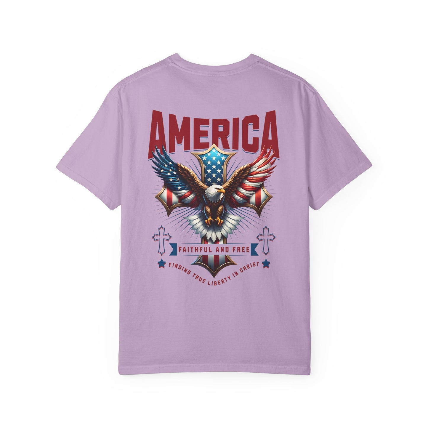 Patriotic Garment-Dyed T-shirt, Vintage