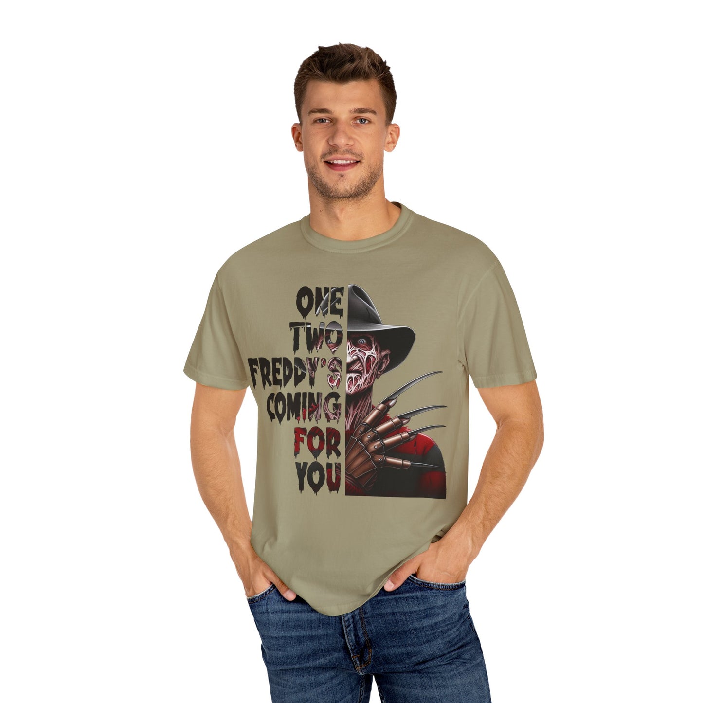 Freddy Krueger Graphic T-Shirt, Halloween Shirt, Horror Movie Tee, Gift for Horror Fans, Unisex Casual Wear, Spooky Apparel