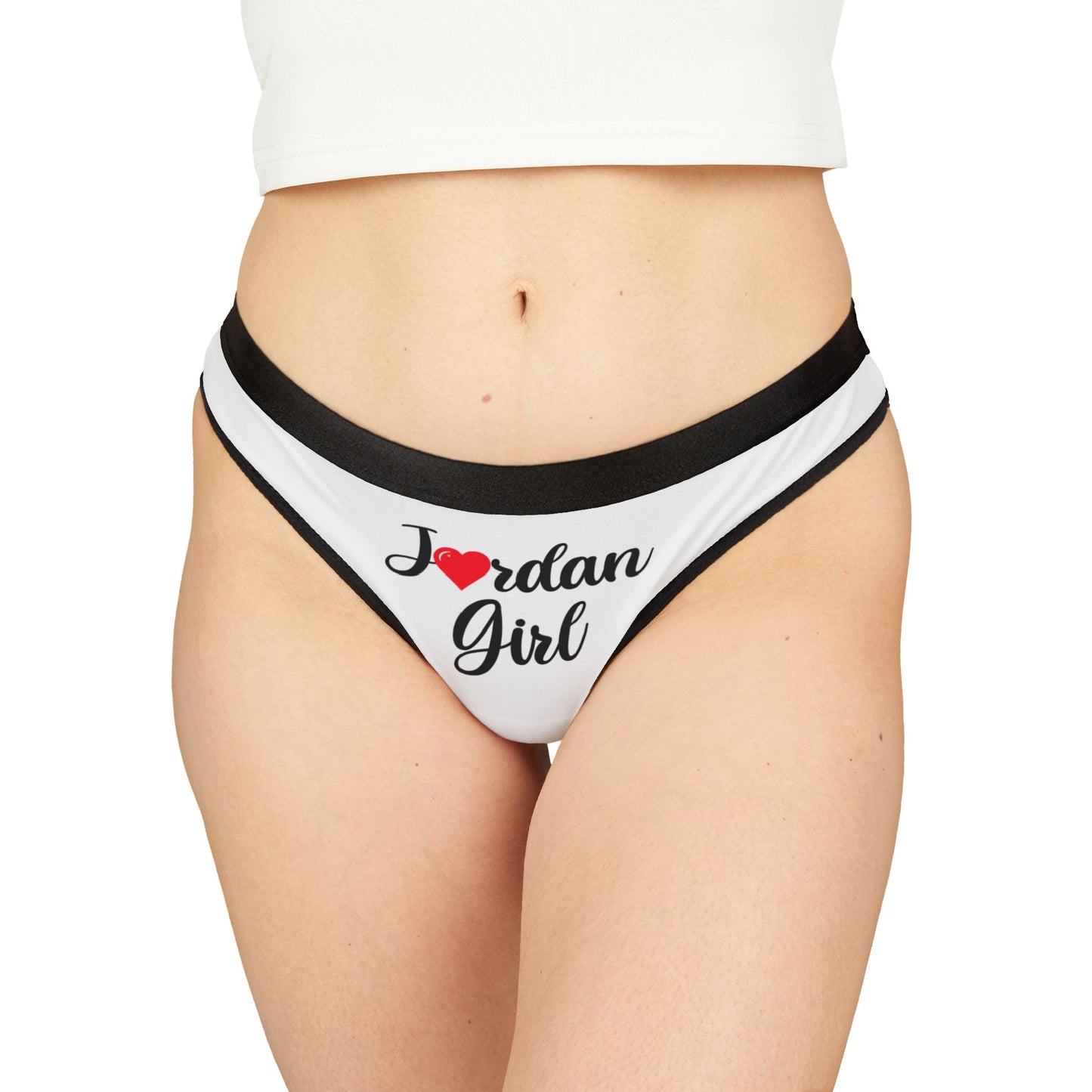 Jordan's White Women's Thongs