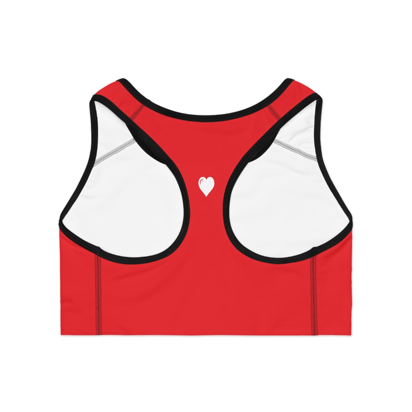 Jordan Red Seamless Sports Bra