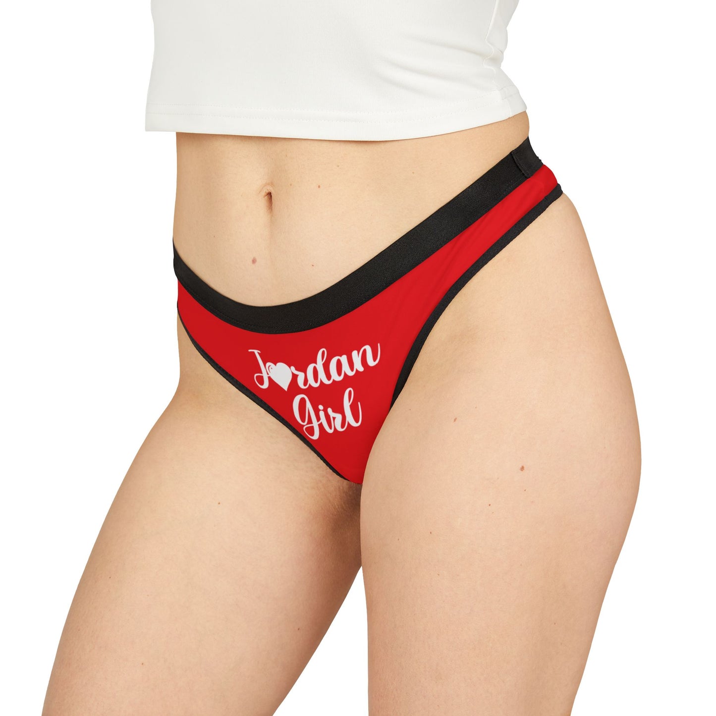 Jordan's Red Women's Thongs