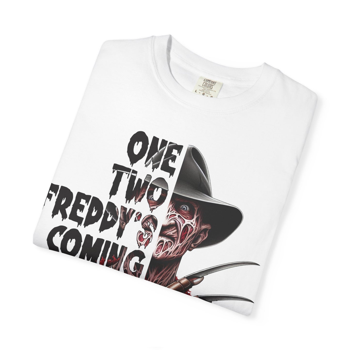 Freddy Krueger Graphic T-Shirt, Halloween Shirt, Horror Movie Tee, Gift for Horror Fans, Unisex Casual Wear, Spooky Apparel