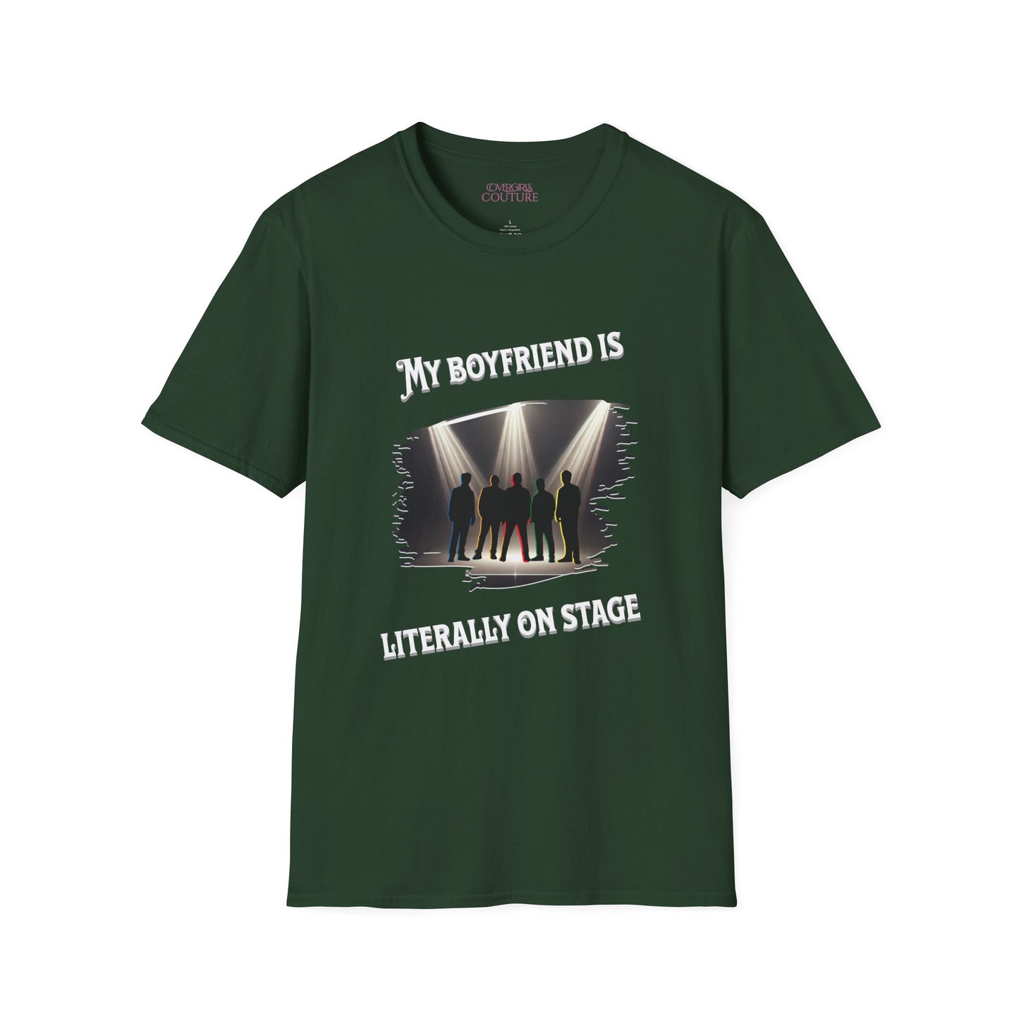 Boyfriend Concert T-Shirt, Unisex Softstyle Tee, Concert Apparel, Music Lover Gift, Stage Fan Shirt, Birthday Gift for Her, Casual Wear