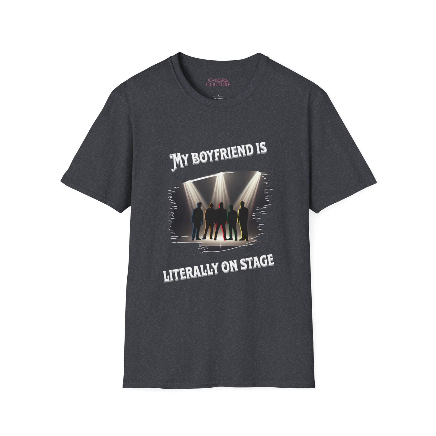 Boyfriend Concert T-Shirt, Unisex Softstyle Tee, Concert Apparel, Music Lover Gift, Stage Fan Shirt, Birthday Gift for Her, Casual Wear