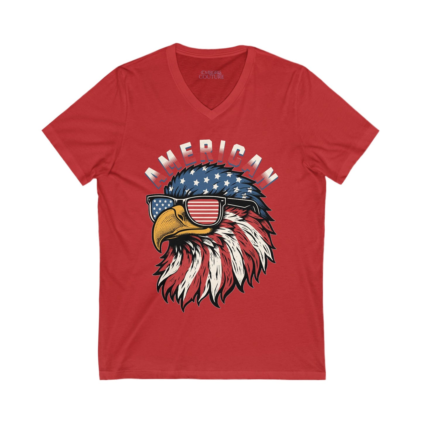 American V-Neck Tee
