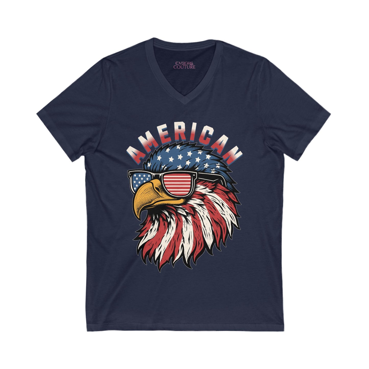 American V-Neck Tee