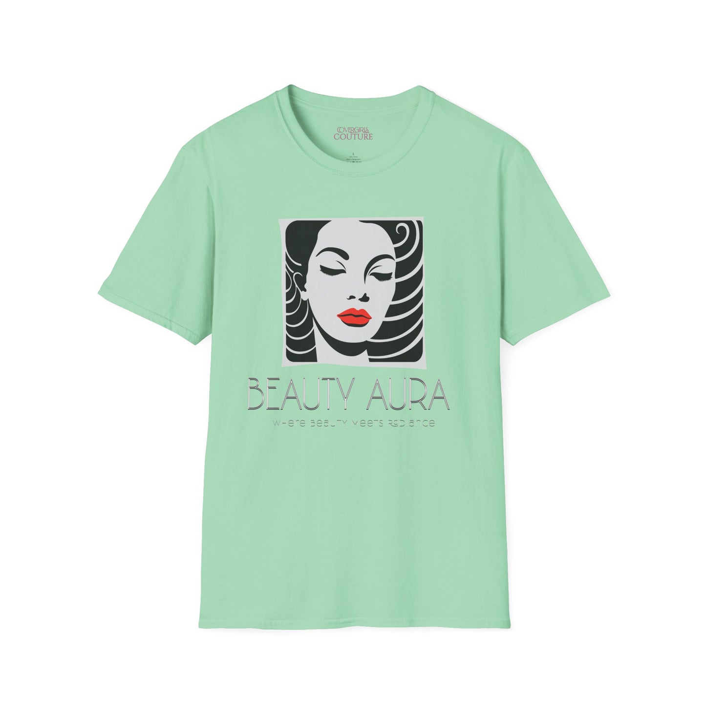 Unisex Softstyle T-Shirt with Beauty Aura Design
