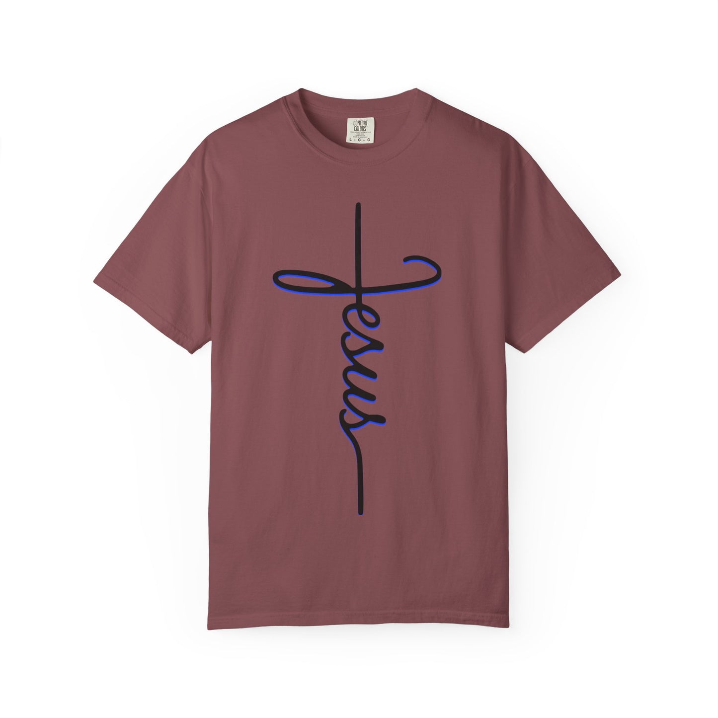 Jesus Cross Unisex Garment-Dyed T-shirt