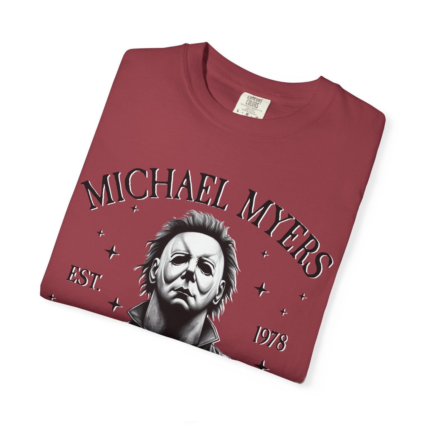 Michael Myers Butcher Shop T-Shirt, Unisex Horror Tee, Halloween Costume Shirt, Gift for Horror Fans, Graphic Novelty Shirt, Spooky Apparel