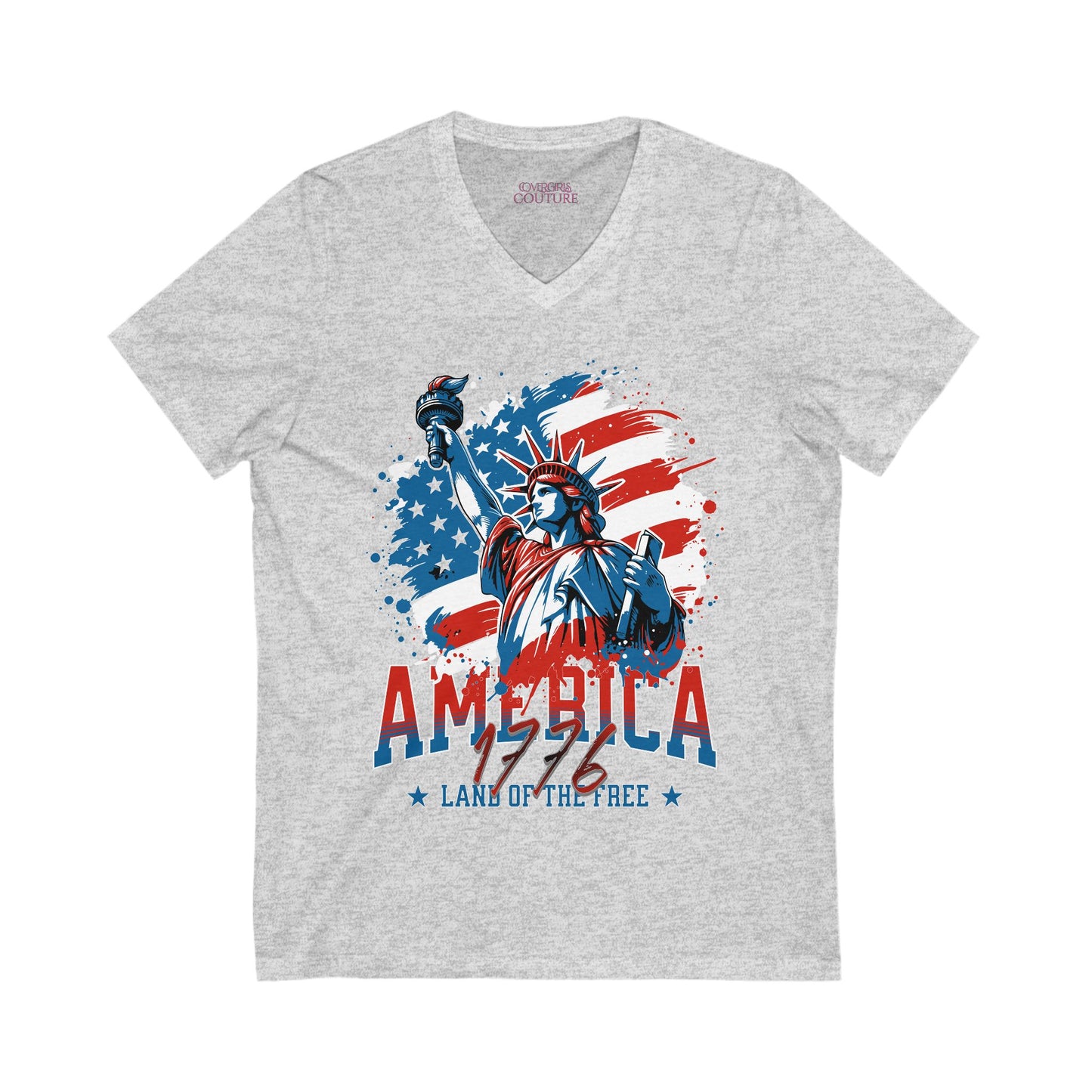 Land of the Free V-Neck Tee