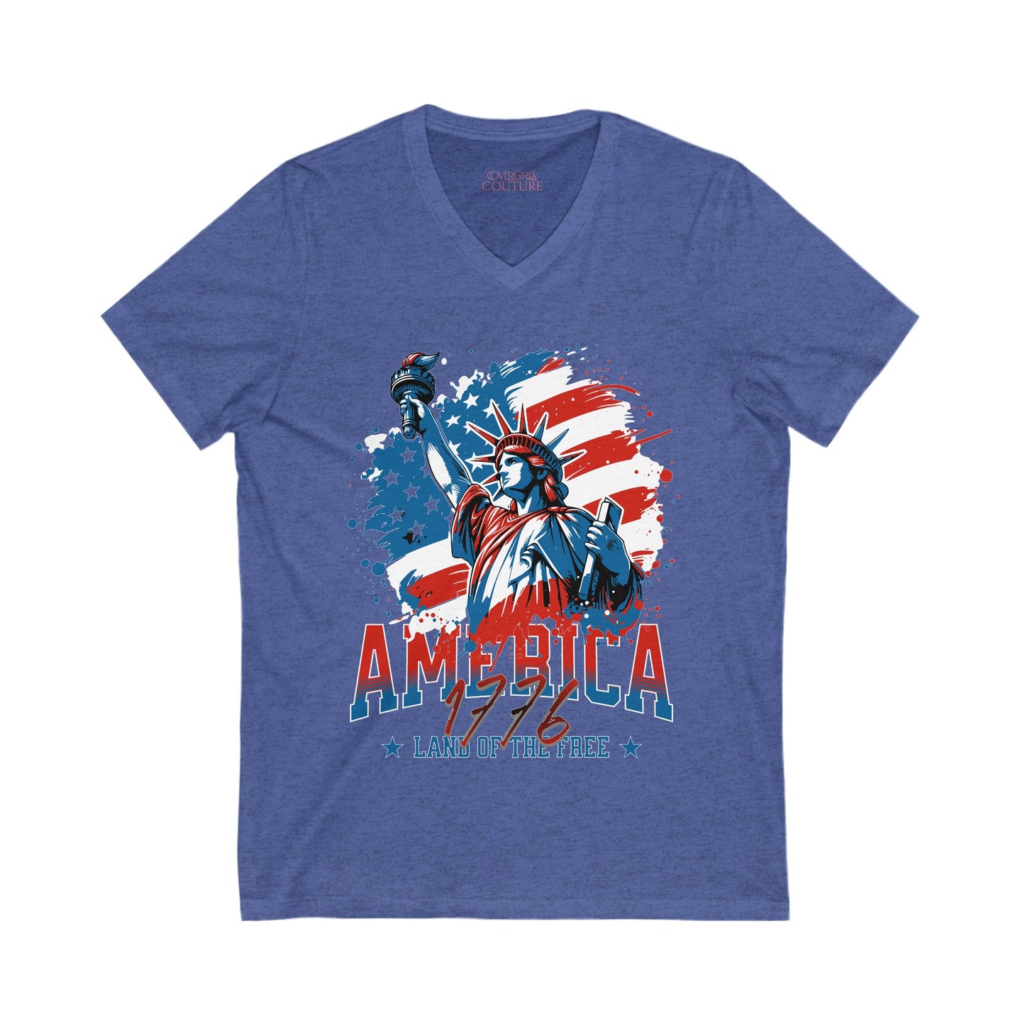 Land of the Free V-Neck Tee