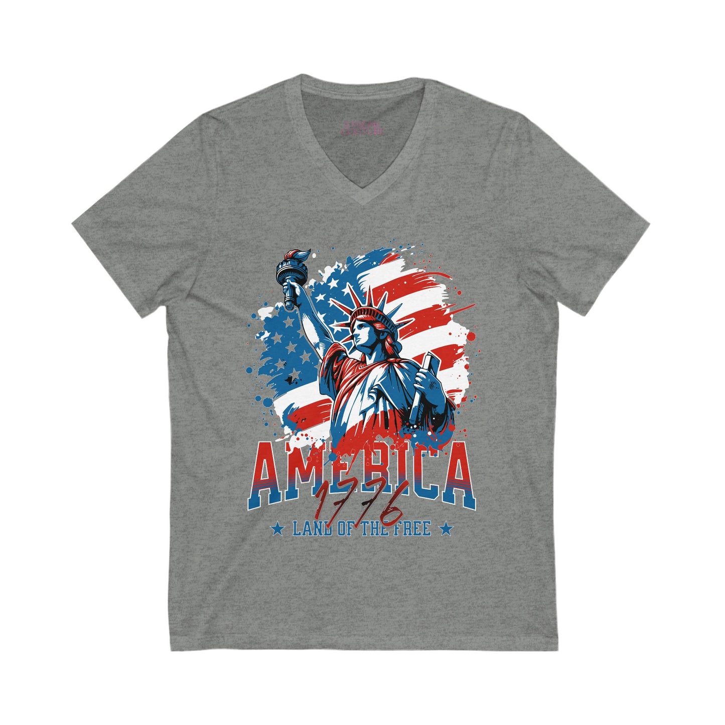 Land of the Free V-Neck Tee