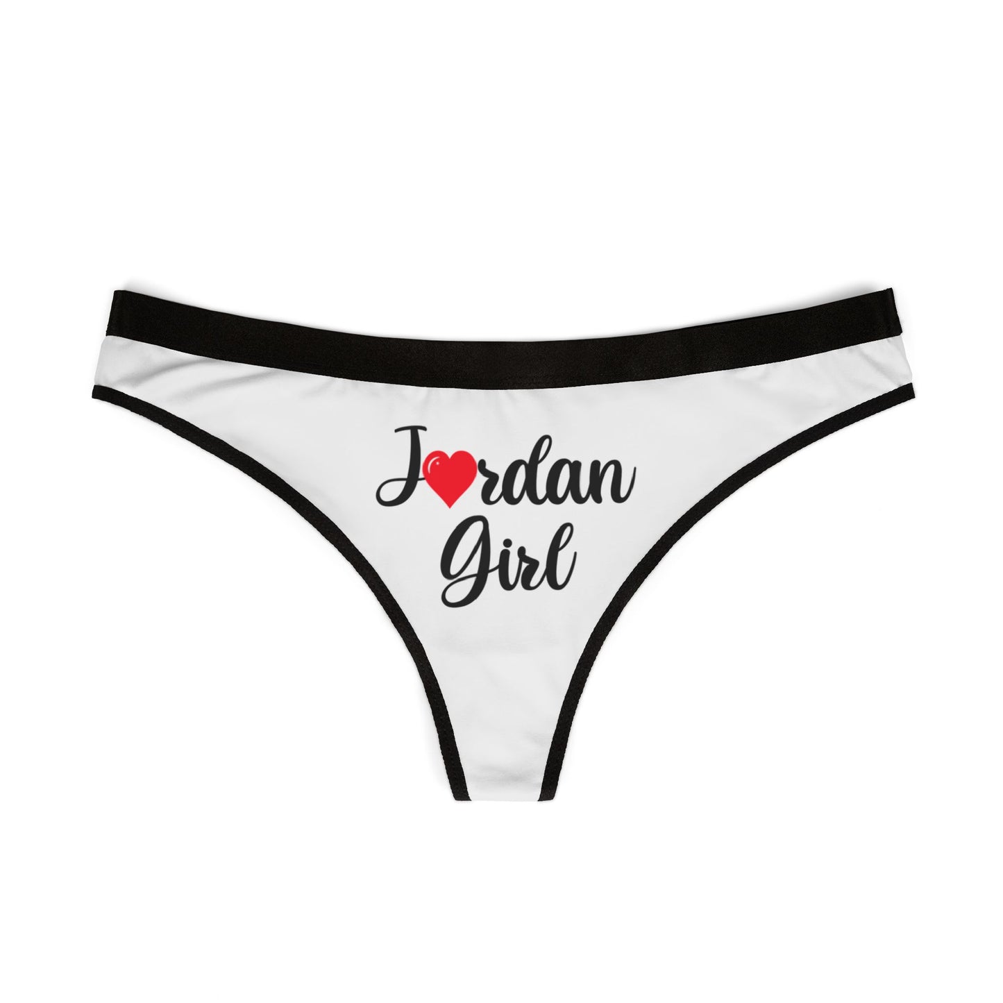 Jordan's White Women's Thongs