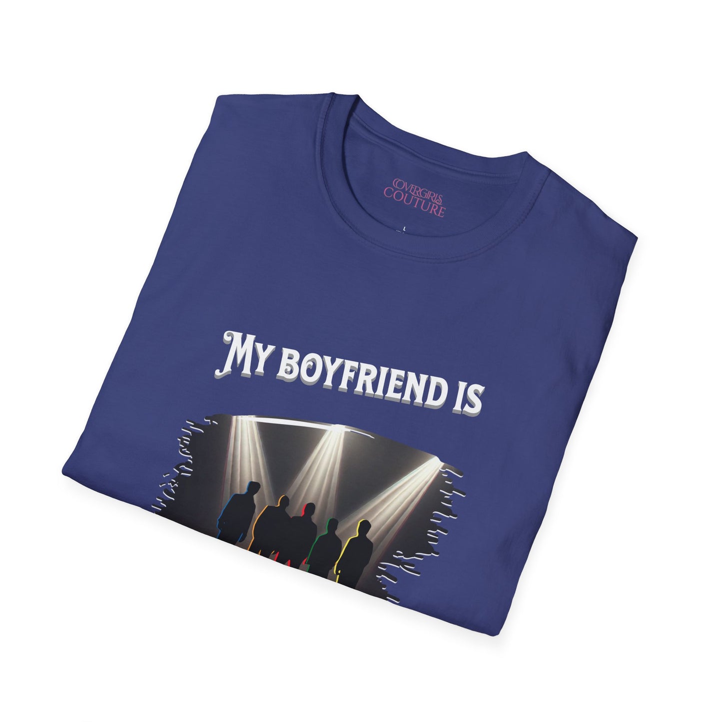 Boyfriend Concert T-Shirt, Unisex Softstyle Tee, Concert Apparel, Music Lover Gift, Stage Fan Shirt, Birthday Gift for Her, Casual Wear