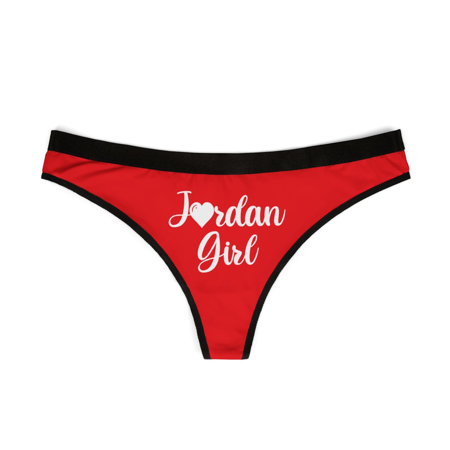 Jordan's Red Women's Thongs