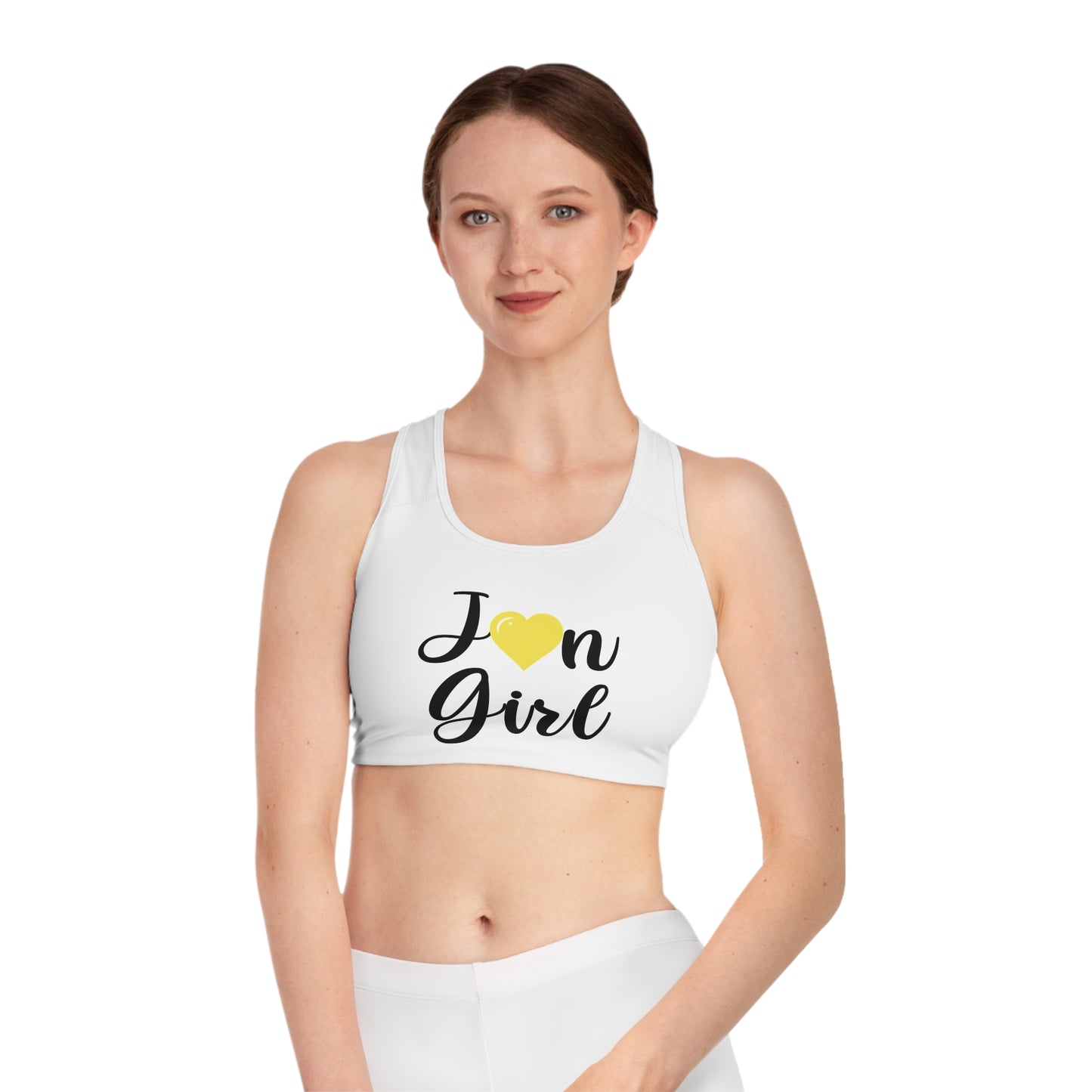 Jon Yellow Seamless Sports Bra