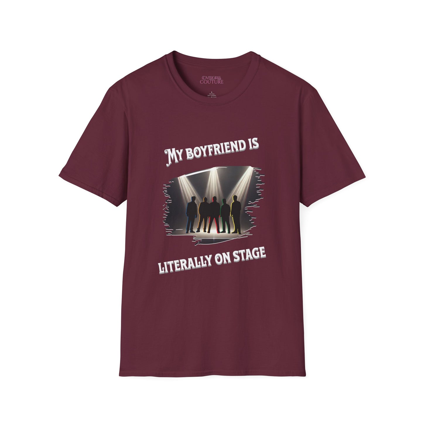 Boyfriend Concert T-Shirt, Unisex Softstyle Tee, Concert Apparel, Music Lover Gift, Stage Fan Shirt, Birthday Gift for Her, Casual Wear
