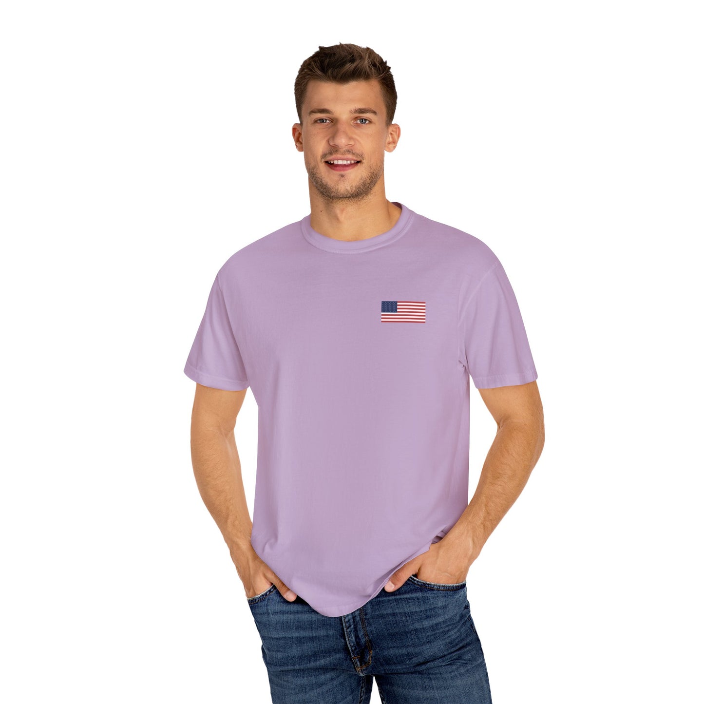 Patriotic Garment-Dyed T-shirt, Vintage