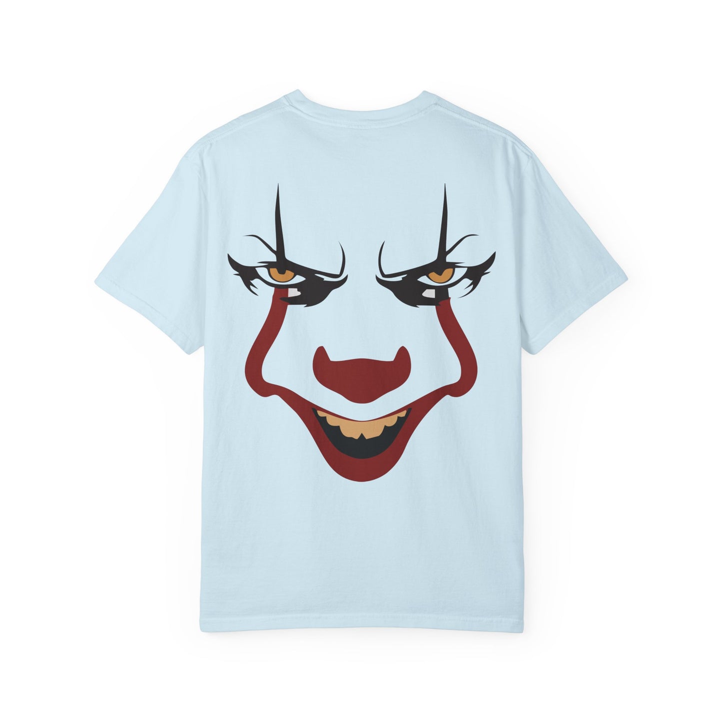 Creepy Clown Graphic T-shirt, Unisex Halloween Tee, Horror Movie Fan Gift, Spooky Shirt, Casual Streetwear