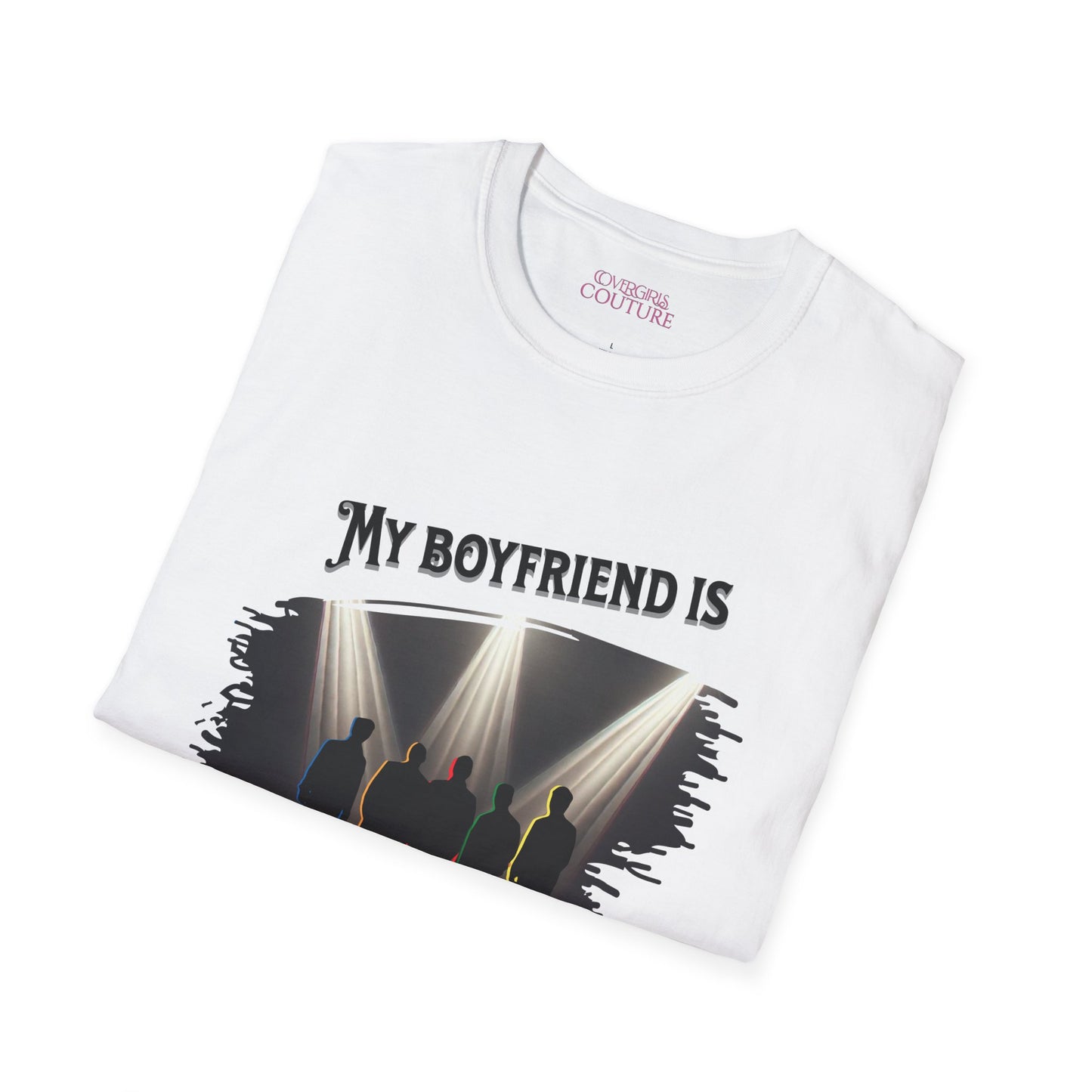 Unisex Softstyle T-Shirt - 'My Boyfriend Is Literally On Stage' Graphic Tee, Concert Fan Shirt, Gift for Music Lovers, Casual Everyday [...]