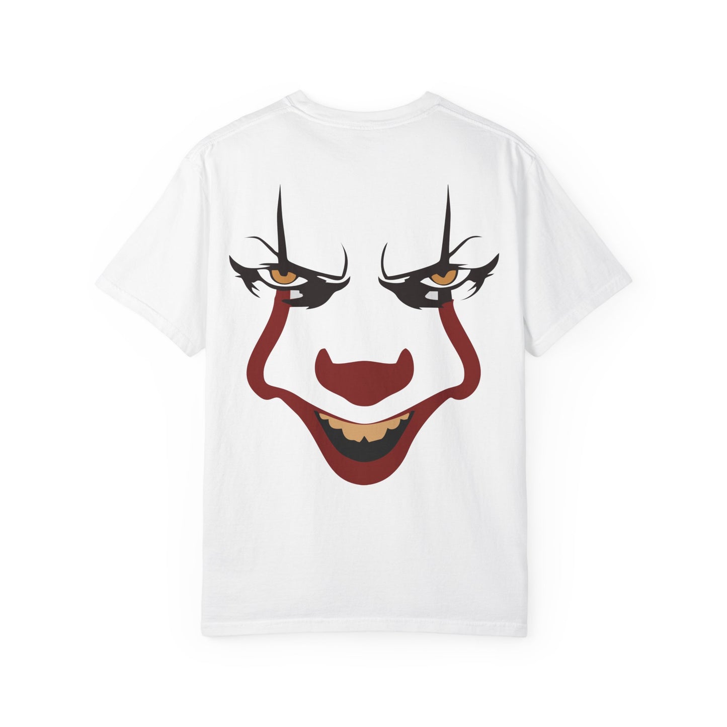 Creepy Clown Graphic T-shirt, Unisex Halloween Tee, Horror Movie Fan Gift, Spooky Shirt, Casual Streetwear