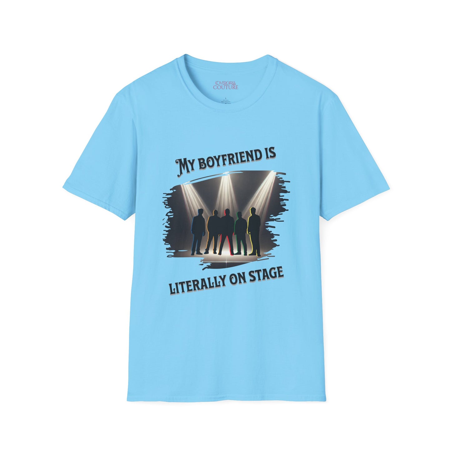 Unisex Softstyle T-Shirt - 'My Boyfriend Is Literally On Stage' Graphic Tee, Concert Fan Shirt, Gift for Music Lovers, Casual Everyday [...]