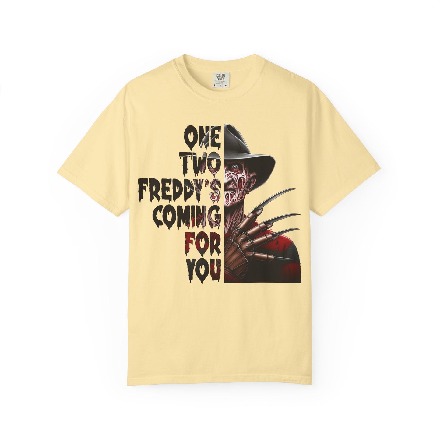 Freddy Krueger Graphic T-Shirt, Halloween Shirt, Horror Movie Tee, Gift for Horror Fans, Unisex Casual Wear, Spooky Apparel
