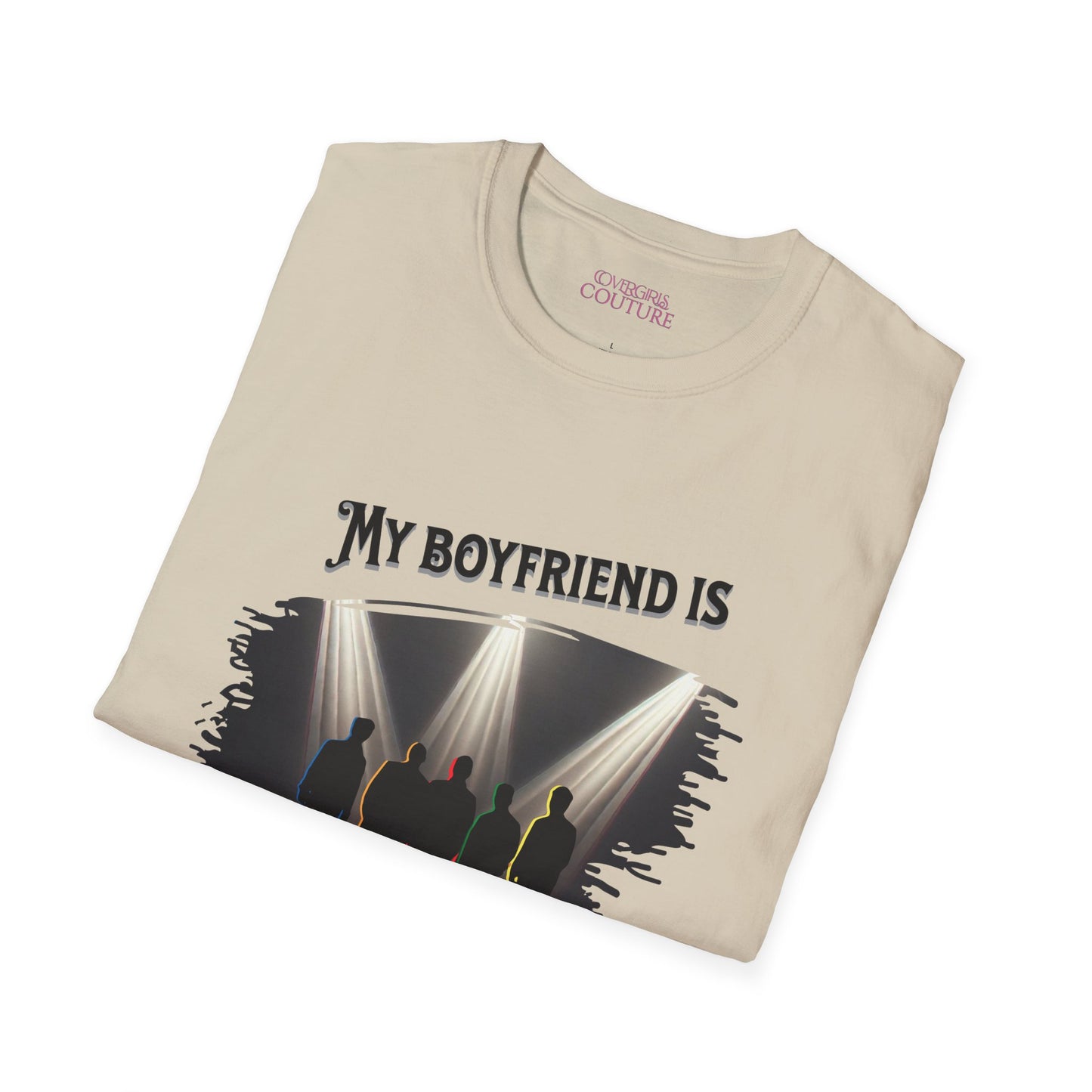 Unisex Softstyle T-Shirt - 'My Boyfriend Is Literally On Stage' Graphic Tee, Concert Fan Shirt, Gift for Music Lovers, Casual Everyday [...]