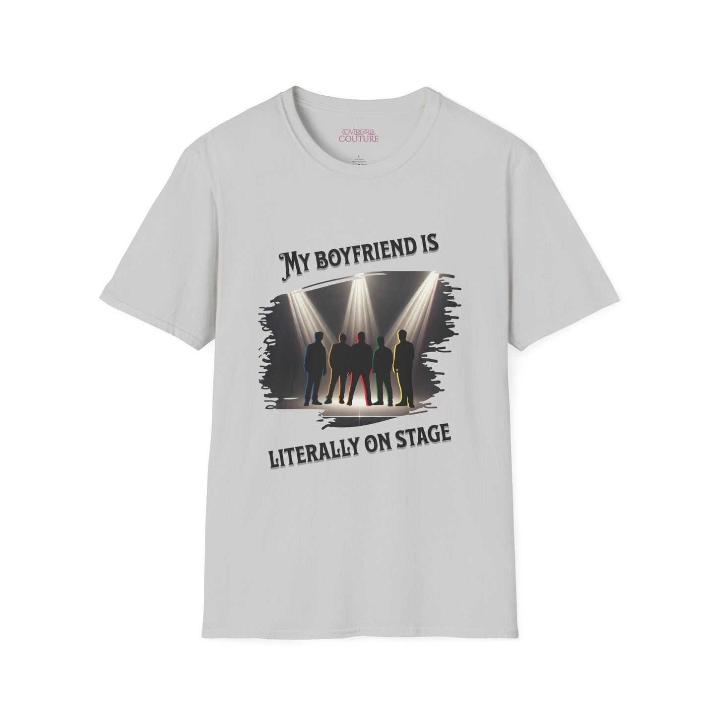 Unisex Softstyle T-Shirt - 'My Boyfriend Is Literally On Stage' Graphic Tee, Concert Fan Shirt, Gift for Music Lovers, Casual Everyday [...]