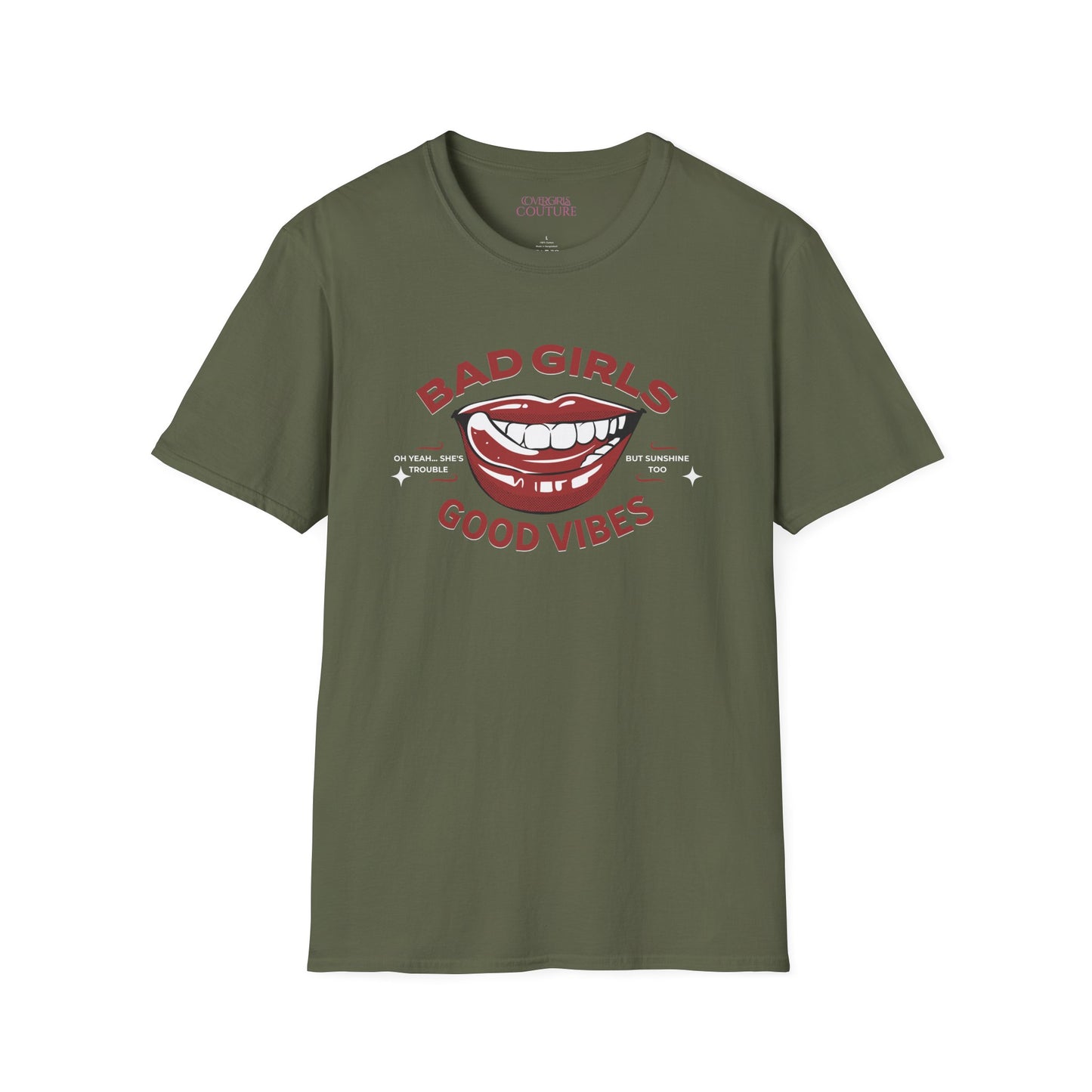 "Bad Girls, Good Vibes" Unisex Softstyle T-Shirt