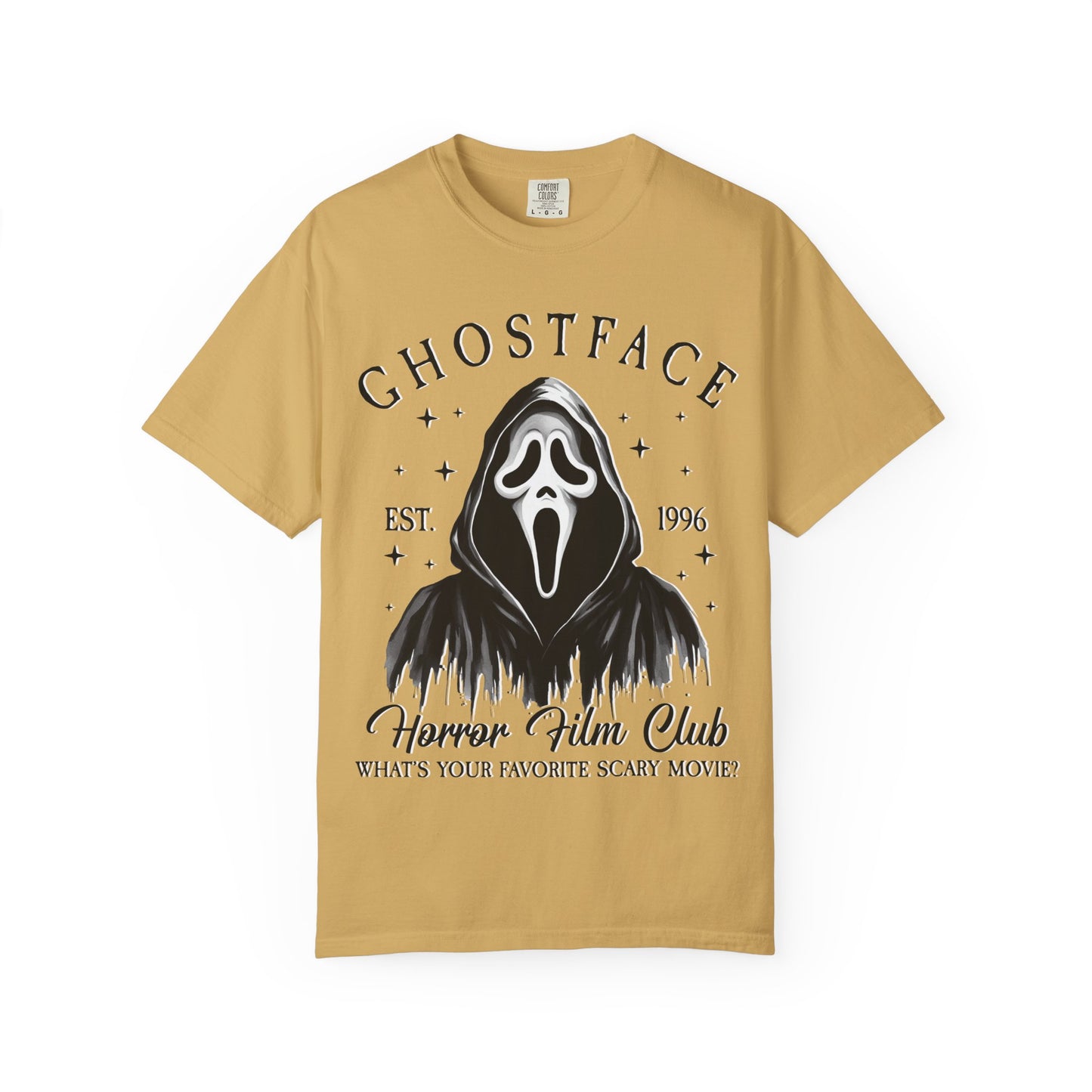 Ghostface Horror Club T-shirt, Unisex Graphic Tee, Scary Movie Shirt, Halloween Apparel, Horror Fan Gift, Movie Nights