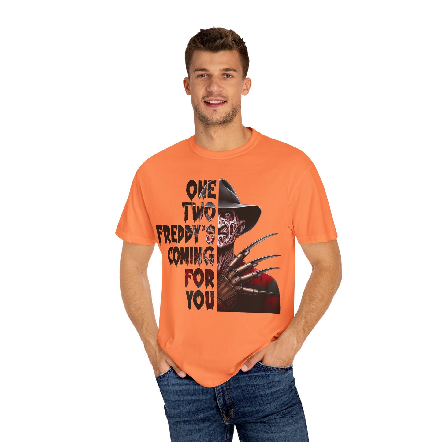 Freddy Krueger Graphic T-Shirt, Halloween Shirt, Horror Movie Tee, Gift for Horror Fans, Unisex Casual Wear, Spooky Apparel