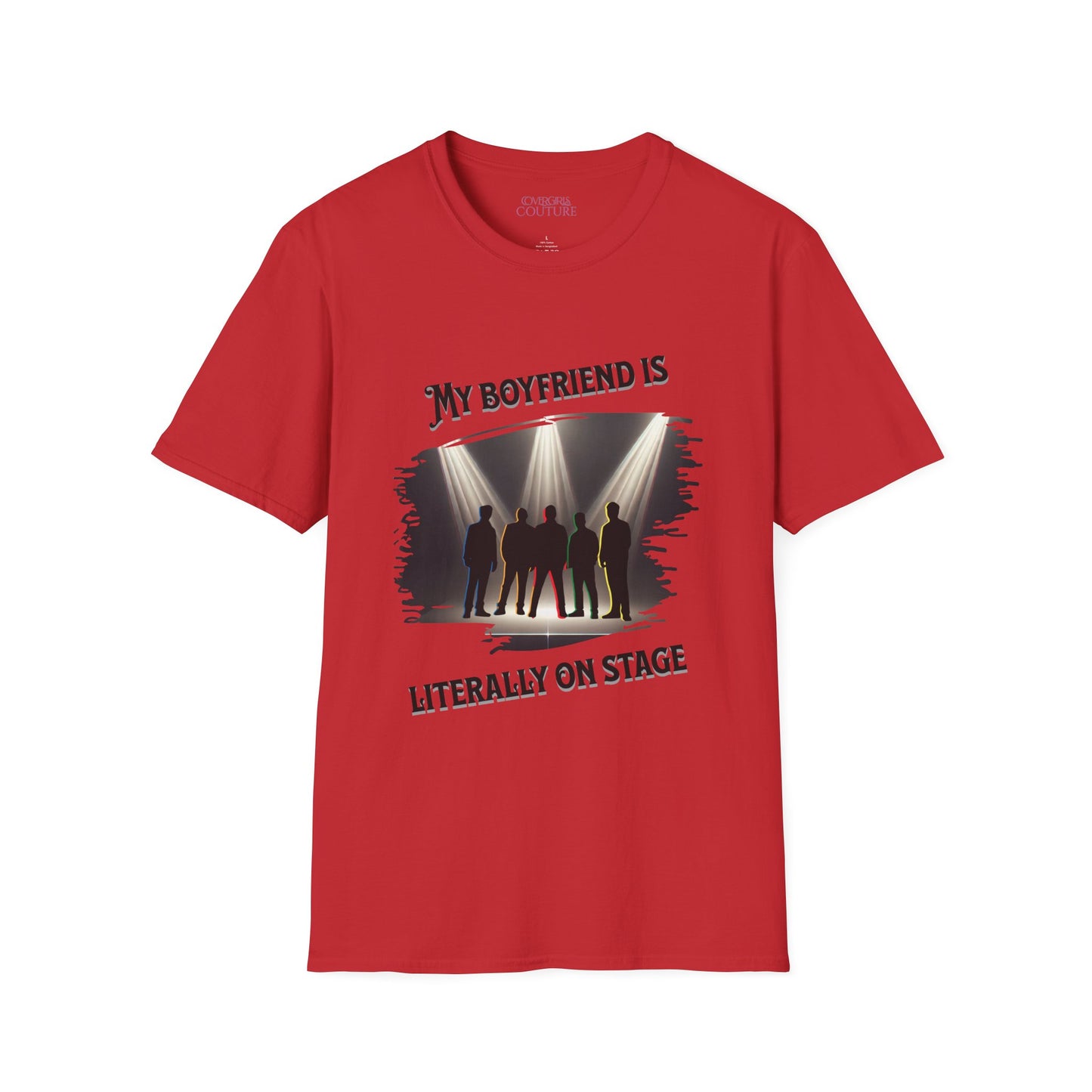 Unisex Softstyle T-Shirt - 'My Boyfriend Is Literally On Stage' Graphic Tee, Concert Fan Shirt, Gift for Music Lovers, Casual Everyday [...]