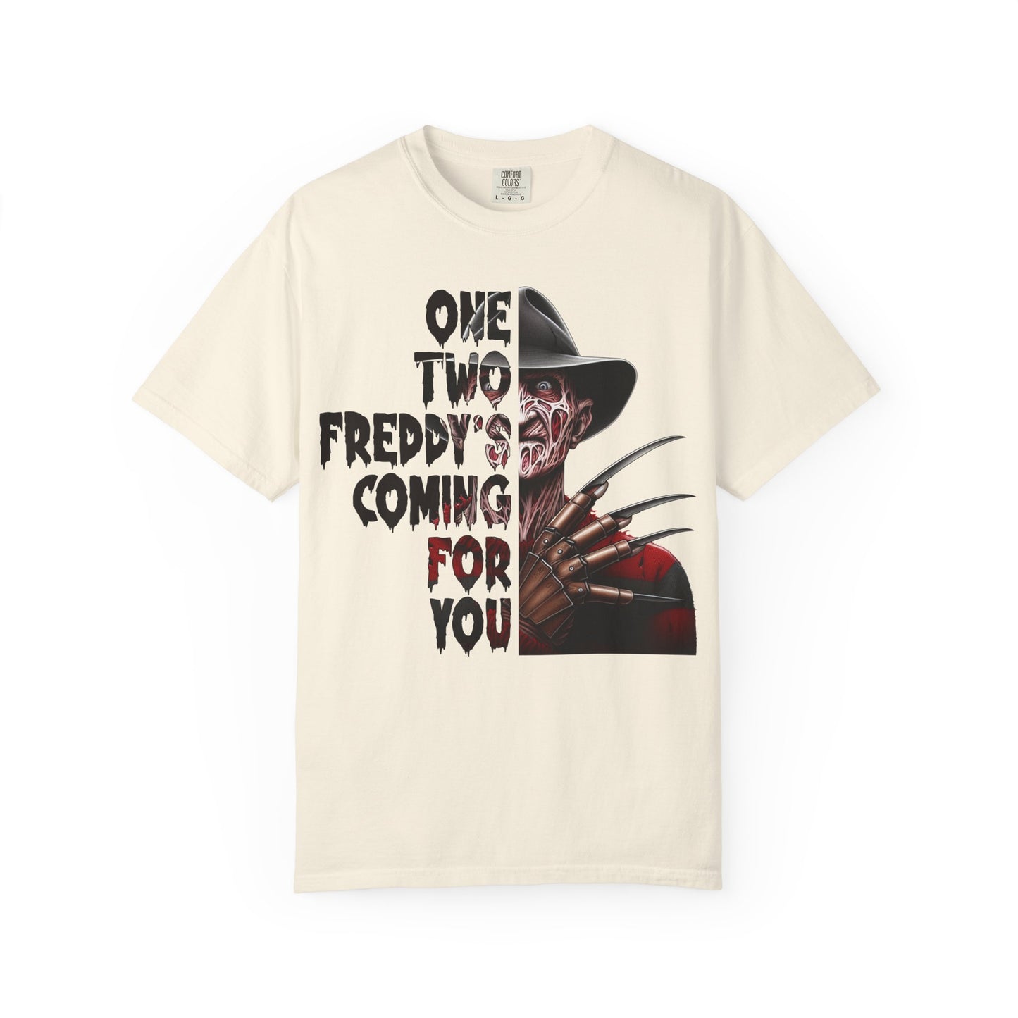 Freddy Krueger Graphic T-Shirt, Halloween Shirt, Horror Movie Tee, Gift for Horror Fans, Unisex Casual Wear, Spooky Apparel