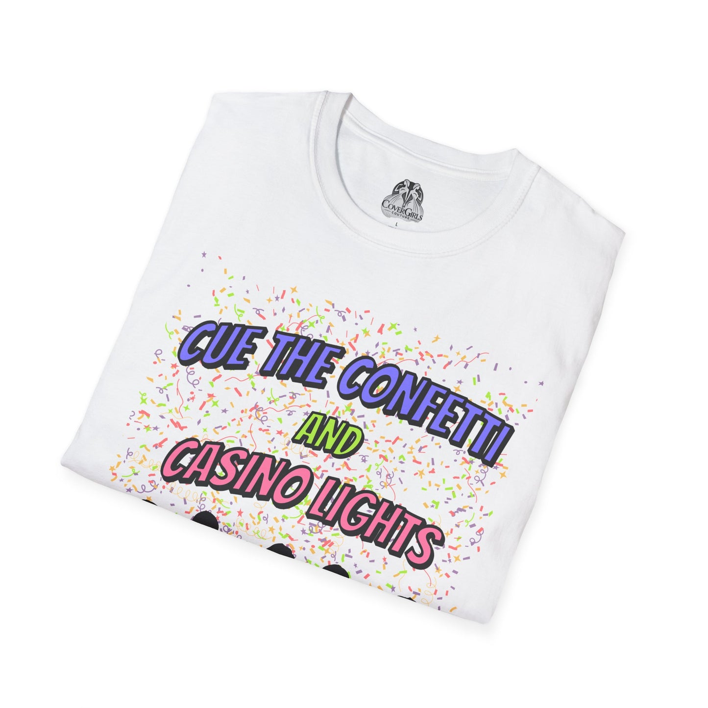 Confetti White Unisex Softstyle T-Shirt