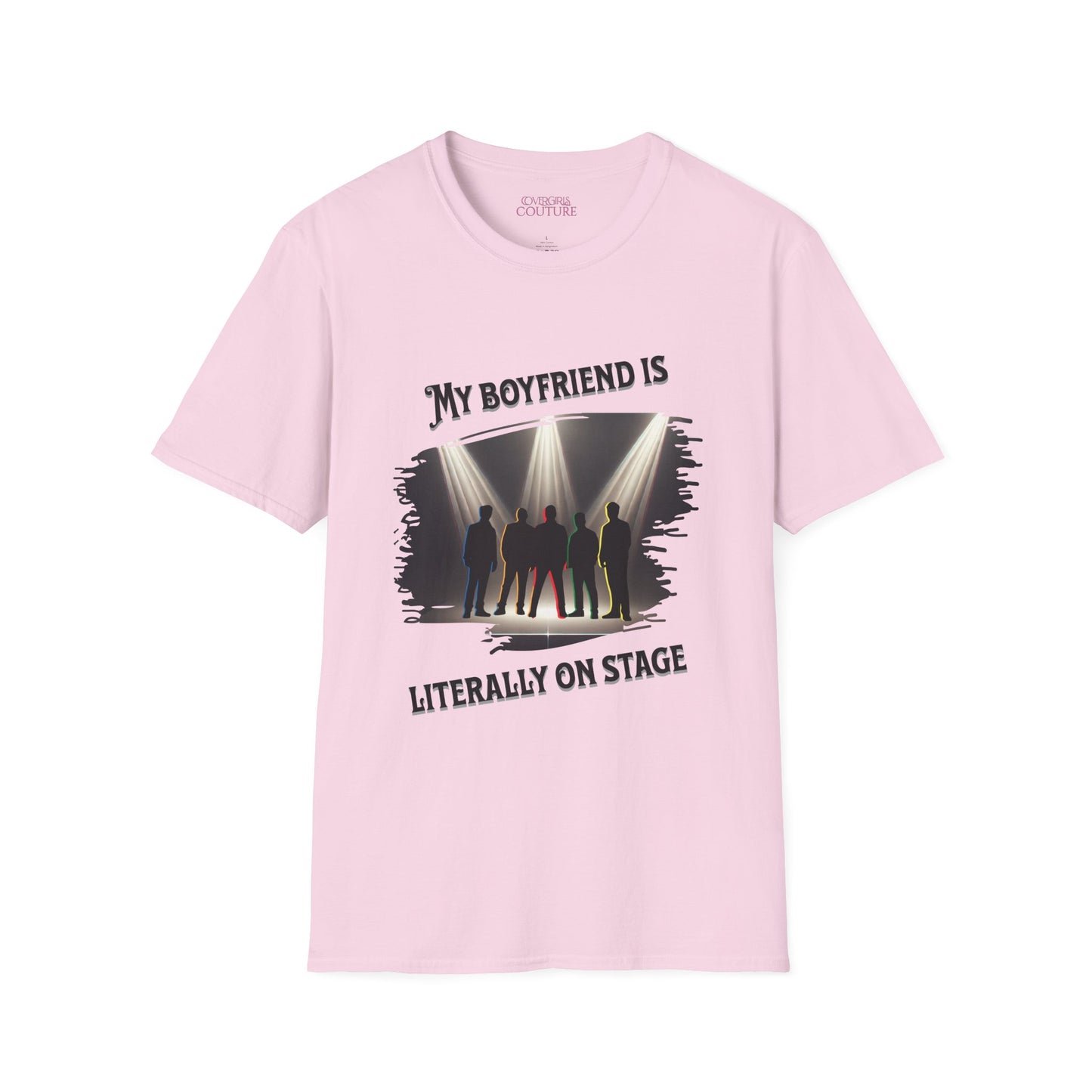 Unisex Softstyle T-Shirt - 'My Boyfriend Is Literally On Stage' Graphic Tee, Concert Fan Shirt, Gift for Music Lovers, Casual Everyday [...]
