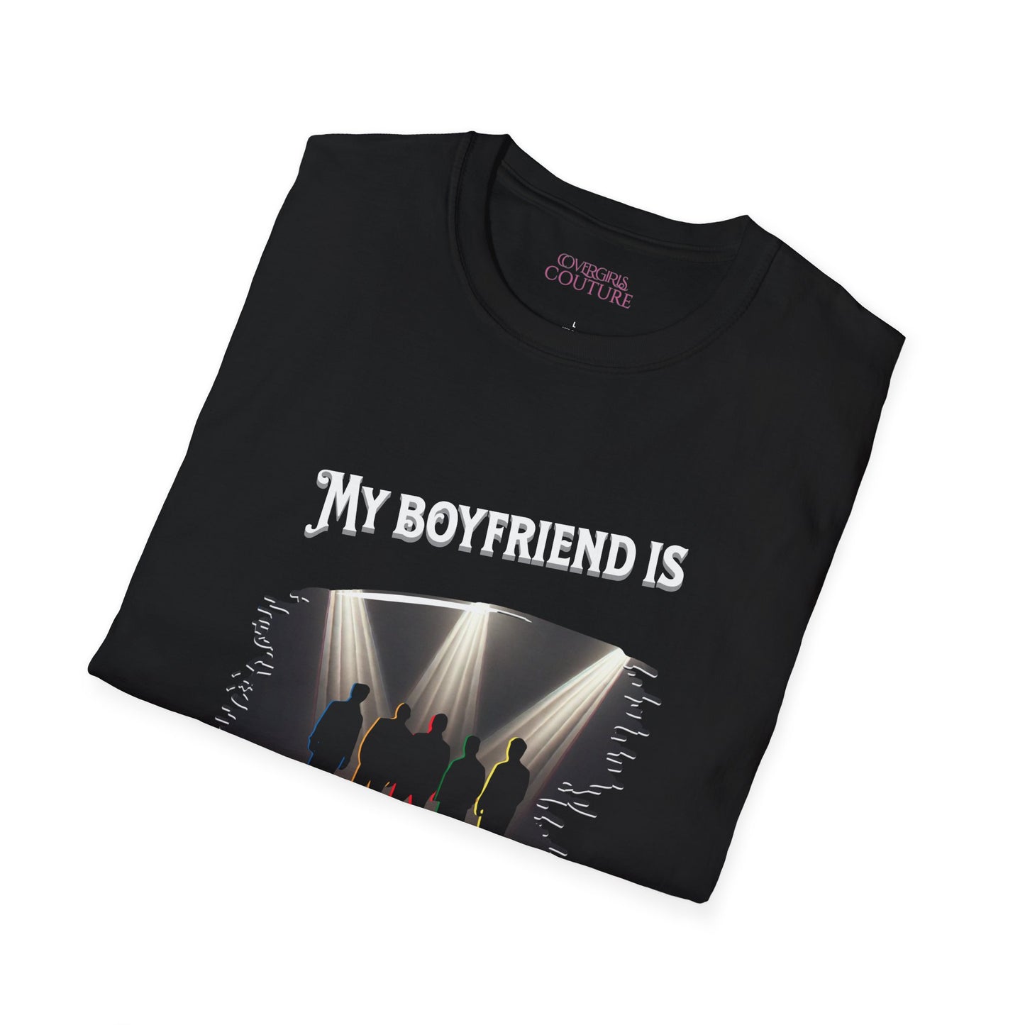 Boyfriend Concert T-Shirt, Unisex Softstyle Tee, Concert Apparel, Music Lover Gift, Stage Fan Shirt, Birthday Gift for Her, Casual Wear