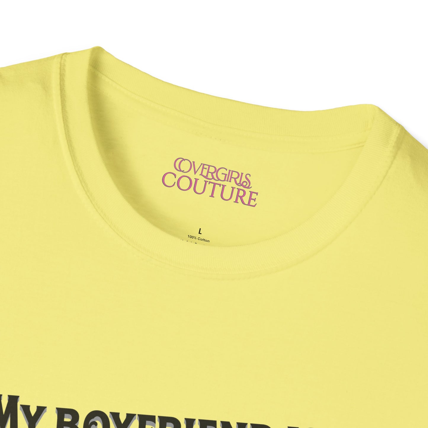 Unisex Softstyle T-Shirt - 'My Boyfriend Is Literally On Stage' Graphic Tee, Concert Fan Shirt, Gift for Music Lovers, Casual Everyday [...]