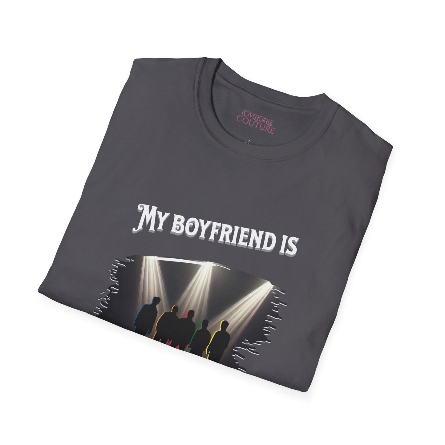 Boyfriend Concert T-Shirt, Unisex Softstyle Tee, Concert Apparel, Music Lover Gift, Stage Fan Shirt, Birthday Gift for Her, Casual Wear