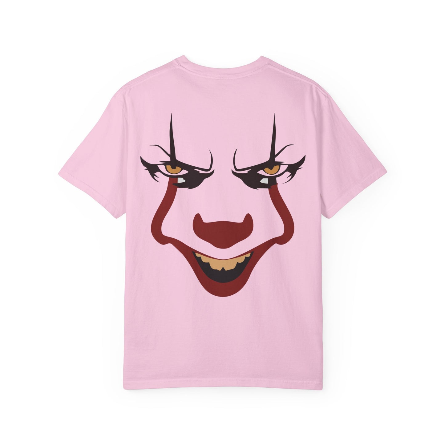 Creepy Clown Graphic T-shirt, Unisex Halloween Tee, Horror Movie Fan Gift, Spooky Shirt, Casual Streetwear