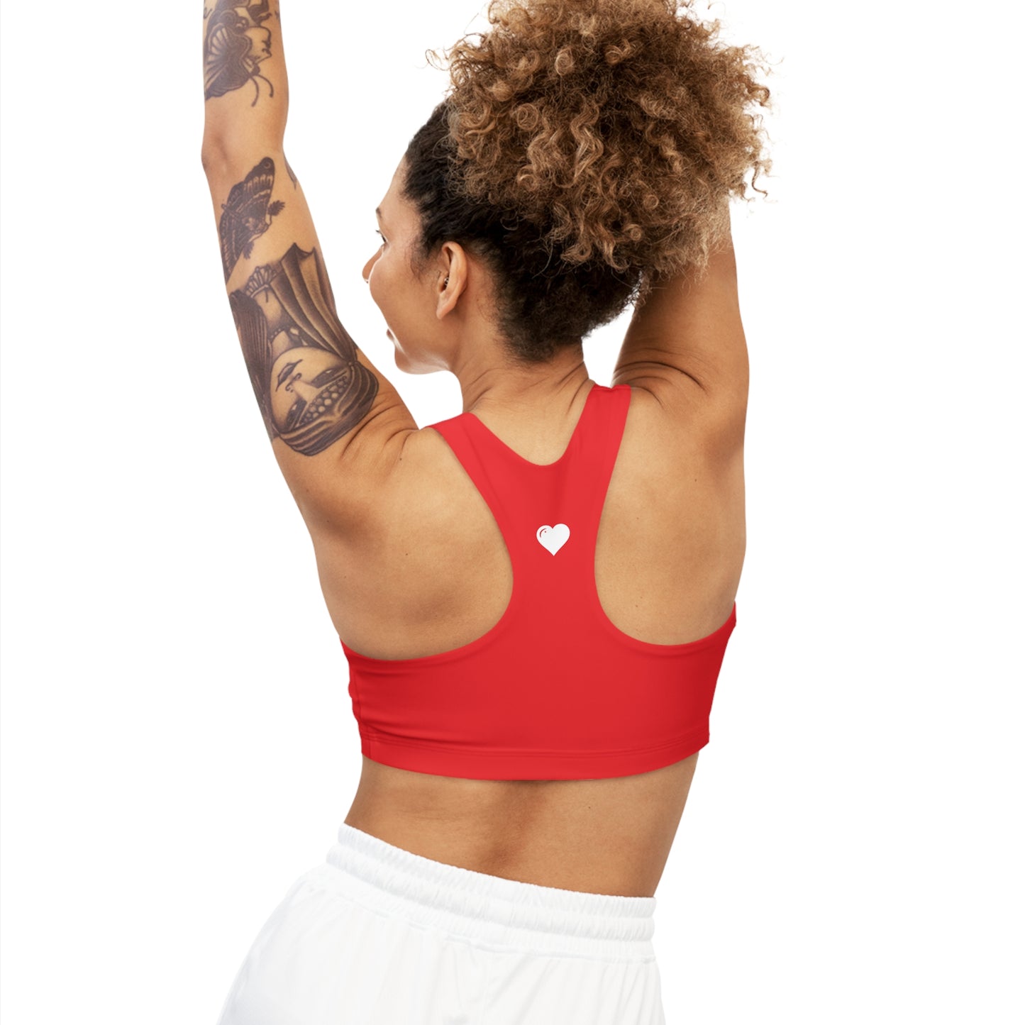 Jordan Red Seamless Sports Bra