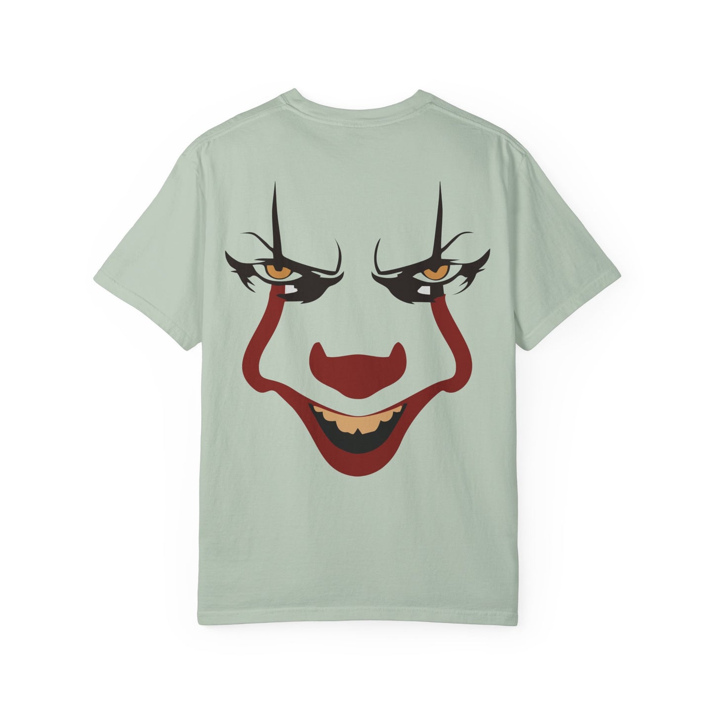 Creepy Clown Graphic T-shirt, Unisex Halloween Tee, Horror Movie Fan Gift, Spooky Shirt, Casual Streetwear