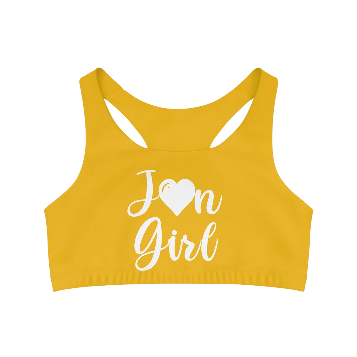 Jon Yellow Seamless Sports Bra