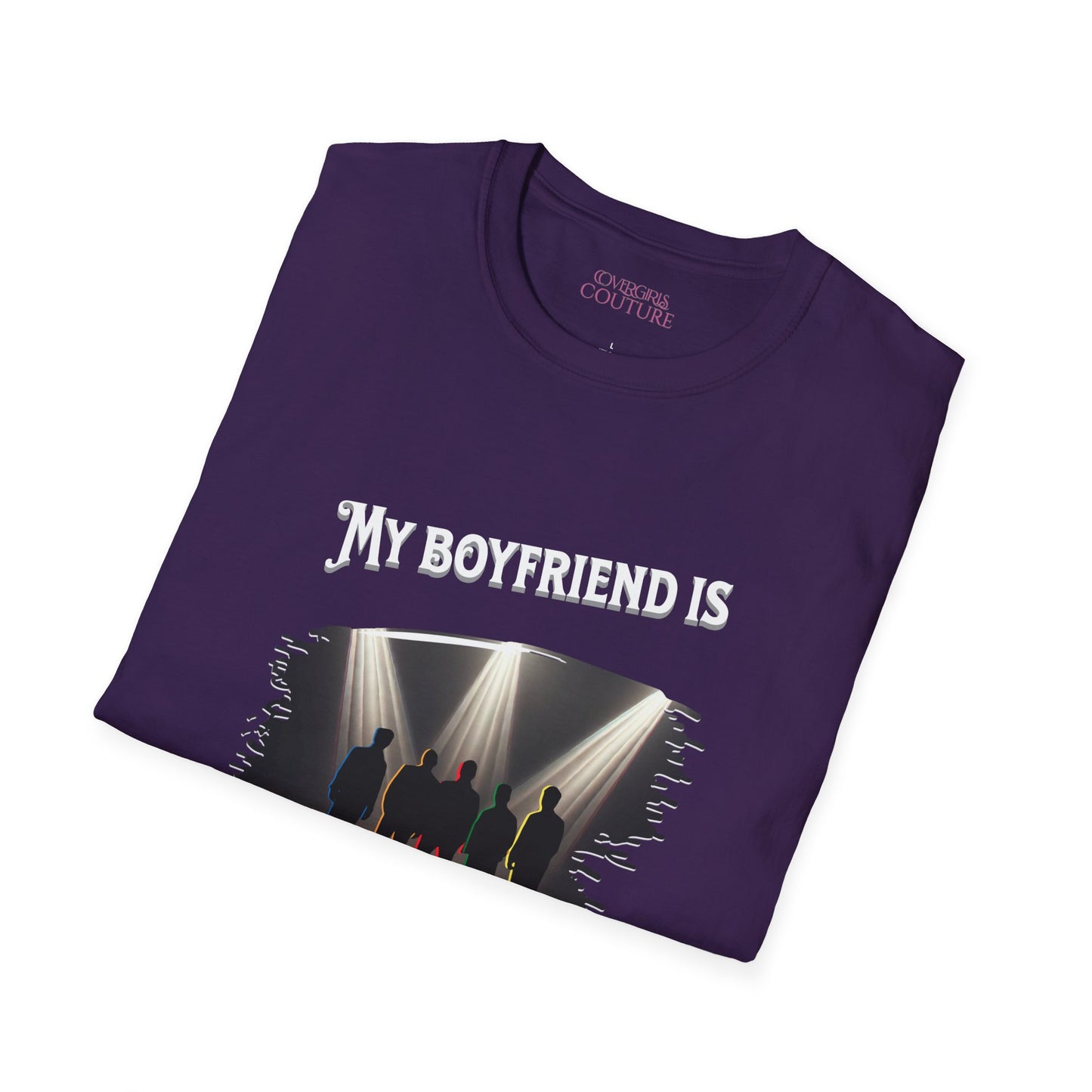 Boyfriend Concert T-Shirt, Unisex Softstyle Tee, Concert Apparel, Music Lover Gift, Stage Fan Shirt, Birthday Gift for Her, Casual Wear